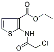 ETHYL 2-[(2-CHLOROACETYL)AMINO]THIOPHENE-3-CARBOXYLATE Struktur