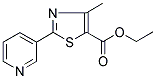 ETHYL 4-METHYL-2-(3-PYRIDINYL)-1,3-THIAZOLE-5-CARBOXYLATE Struktur