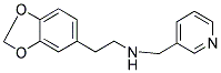 (2-BENZO[1,3]DIOXOL-5-YL-ETHYL)-PYRIDIN-3-YLMETHYL-AMINE Struktur