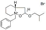 8-BENZYL-2-ISOBUTOXYHEXAHYDRO-2H-ISOXAZOLO[2,3-A]PYRIDIN-8-IUM BROMIDE Struktur