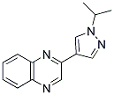 2-[1-ISOPROPYL-(1H)-PYRAZOL-4-YL]QUINOXALINE Struktur