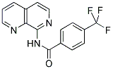 N-[4-(TRIFLUOROMETHYL)BENZOYL]-1,7-NAPHTHYRIDIN-8-AMINE Struktur