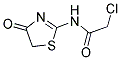 2-CHLORO-N-(4-OXO-4,5-DIHYDRO-THIAZOL-2-YL)-ACETAMIDE Struktur