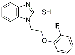 1-[2-(2-FLUOROPHENOXY)ETHYL]-1H-BENZIMIDAZOLE-2-THIOL Struktur