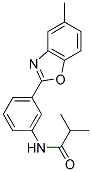 2-METHYL-N-[3-(5-METHYL-1,3-BENZOXAZOL-2-YL)PHENYL]PROPANAMIDE Struktur