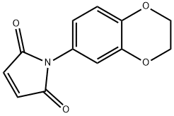 1-(2,3-DIHYDRO-1,4-BENZODIOXIN-6-YL)-1H-PYRROLE-2,5-DIONE Struktur