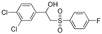 1-(3,4-DICHLOROPHENYL)-2-[(4-FLUOROPHENYL)SULFONYL]-1-ETHANOL Struktur