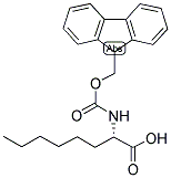 (S)-N-2-(9-FLUORENYLMETHYLOXYCARBONYL)AMINO-OCTANOIC ACID Struktur