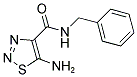 5-AMINO-N-BENZYL-1,2,3-THIADIAZOLE-4-CARBOXAMIDE Struktur