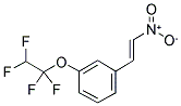 BETA-NITRO-3-(1,1,2,2-TETRAFLUOROETHOXY)STYRENE Struktur