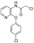 2-CHLORO-N-[2-(4-CHLOROPHENOXY)PYRIDIN-3-YL]ACETAMIDE Struktur