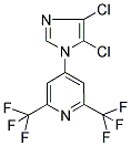 4-(4,5-DICHLORO-1H-IMIDAZOL-1-YL)-2,6-BIS(TRIFLUOROMETHYL)PYRIDINE Struktur