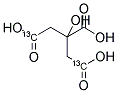 CITRIC-1,5-13C2 ACID Struktur