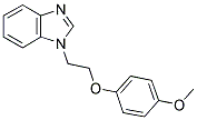 1-[2-(4-METHOXYPHENOXY)ETHYL]-1H-BENZIMIDAZOLE Struktur