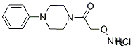 1-[2-(AMMONIOOXY)ACETYL]-4-PHENYLPIPERAZINE CHLORIDE Structure