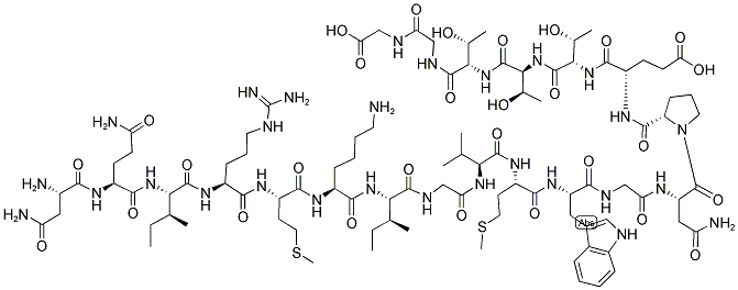 H-ASN-GLN-ILE-ARG-MET-LYS-ILE-GLY-VAL-MET-TRP-GLY-ASN-PRO-GLU-THR-THR-THR-GLY-GLY-OH Struktur