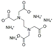 ETHYLENEDIAMINE-N,N,N',N'-TETRAACETIC ACID TETRAAMMONIUM SALT Struktur