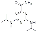 4,6-BIS(ISOPROPYLAMINO)-1,3,5-TRIAZINE-2-CARBOXAMIDE Struktur