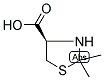 (R)-2,2-DIMETHYLTHIAZOLIDINE-4-CARBOXYLIC ACID Struktur