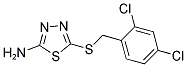 2-AMINO-5-(2,4-DICHLOROBENZYLTHIO)-1,3,4-THIADIAZOLE Struktur