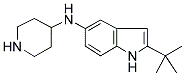 2-TERT-BUTYL-N-PIPERIDIN-4-YL-1H-INDOL-5-AMINE Struktur