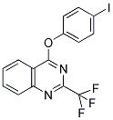 4-(4-IODOPHENOXY)-2-(TRIFLUOROMETHYL)QUINAZOLINE Struktur