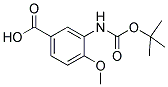 BOC-3-AMINO-4-METHOXYBENZOIC ACID Struktur