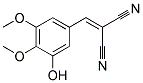 2-[(3-HYDROXY-4,5-DIMETHOXYPHENYL)METHYLENE]MALONONITRILE Struktur