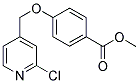 4-[(2-CHLOROPYRIDIN-4-YL)METHOXY]BENZOIC ACID, METHYL ESTER Struktur