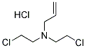 N,N-BIS(2-CHLOROETHYL)PROP-2-EN-1-AMINE HYDROCHLORIDE Struktur