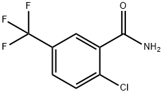 2-CHLORO-5-(TRIFLUOROMETHYL)BENZAMIDE Struktur