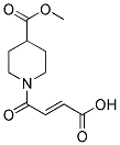 (E)-4-[4-(METHOXYCARBONYL)PIPERIDINO]-4-OXO-2-BUTENOIC ACID Struktur