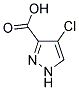 4-CHLORO-1H-PYRAZOLE-3-CARBOXYLIC ACID Struktur