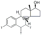 17BETA-3-DEOXYESTRADIOL, [3,6,7-3H]- Struktur