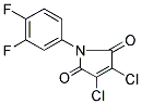 3,4-DICHLORO-1-(3,4-DIFLUOROPHENYL)-1H-PYRROLE-2,5-DIONE Struktur