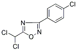 3-(4-CHLOROPHENYL)-5-(DICHLOROMETHYL)-1,2,4-OXADIAZOLE Struktur