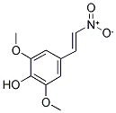 1-(3,5-DIMETHOXY-4-HYDROXYPHENYL)-2-NITROETHENE Struktur