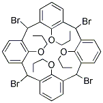 5,11,17,23-TETRABROMO-25,26,27,28-TETRAPROPOXYCALIX[4]ARENE Struktur