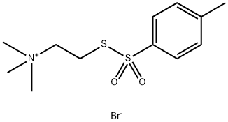 [2-(TRIMETHYLAMMONIUM)ETHYL] TOLUENETHIOSULFONATE BROMIDE Struktur