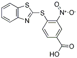 4-(BENZOTHIAZOL-2-YLSULFANYL)-3-NITRO-BENZOIC ACID Struktur