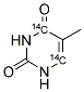 THYMINE, [4,6-14C]- Struktur