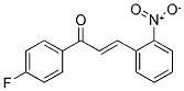 1-(4-FLUOROPHENYL)-3-(2-NITROPHENYL)PROP-2-EN-1-ONE Struktur