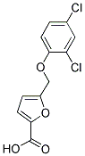 5-(2,4-DICHLORO-PHENOXYMETHYL)-FURAN-2-CARBOXYLIC ACID Struktur