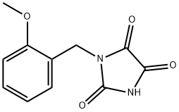 1-(2-METHOXYBENZYL)-1H-IMIDAZOLE-2,4,5(3H)-TRIONE Struktur