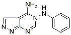 N-(4-AMINO-5H-PYRAZOLO[3,4-D]PYRIMIDIN-5-YL)-N-PHENYLAMINE Struktur