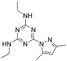 6-(3,5-DIMETHYL-1H-PYRAZOL-1-YL)-N,N'-DIETHYL-1,3,5-TRIAZINE-2,4-DIAMINE Struktur