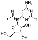 ADENINE-BETA-D-ARABINOFURANOSIDE, [2,8-3H]- Struktur