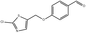 4-[(2-CHLORO-1,3-THIAZOL-5-YL)METHOXY]BENZENECARBALDEHYDE Struktur