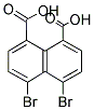 4,5-DIBROMO-1,8-NAPHTHALENEDICARBOXYLIC ACID Struktur