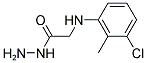 (3-CHLORO-2-METHYL-PHENYLAMINO)-ACETIC ACID HYDRAZIDE Struktur